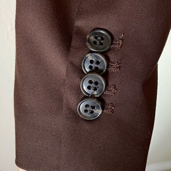 Daily Paper Marimba Brown Blazer Cropped Size XS - Picture 14 of 15